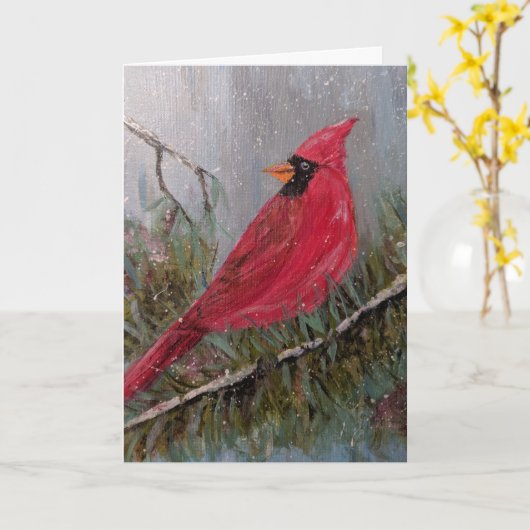 Kardinaal Magisch Kaart (Gele Bloem)