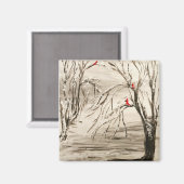 Kardinaal Magnet (Voorkant / Achterkant)