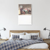 Kardinaal Mazarin (1602-161) concludeert de Vrede Canvas Afdruk (Insitu (Slaapkamer))