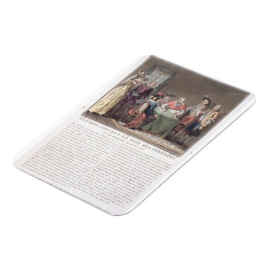 Kardinaal Mazarin (1602-161) concludeert de Vrede  Magneet (Linkerzijde)