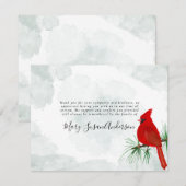 Kardinaal Memorial Bedankkaart (Voorkant / Achterkant)