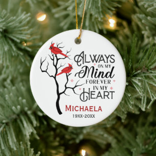 Kardinaal Memorial Ornament