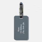 Kardinaal Memorial Poem Bagagelabel (Achterkant verticaal)