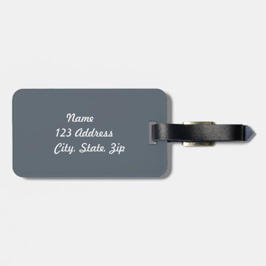 Kardinaal Memorial Poem Bagagelabel (Achterkant horizontaal)