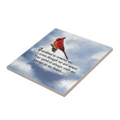 Kardinaal Memorial Poem Tegeltje (Zijkant)