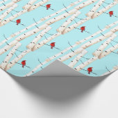 Kardinaal met Birch Trees Cadeaupapier (Hoek)