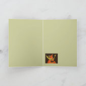 kardinaal met eenvoudige zaadmaskerkaart kaart (Binnen)