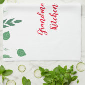 Kardinaal met Holiday Birdhouse gepersonaliseerd Theedoek (Gevouwen)