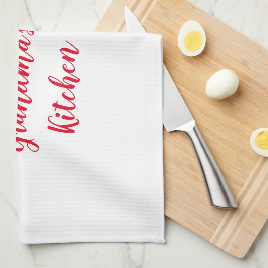 Kardinaal met Holiday Birdhouse gepersonaliseerd Theedoek (Quarter Fold)