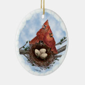 Kardinaal nest ornament (Rechts)