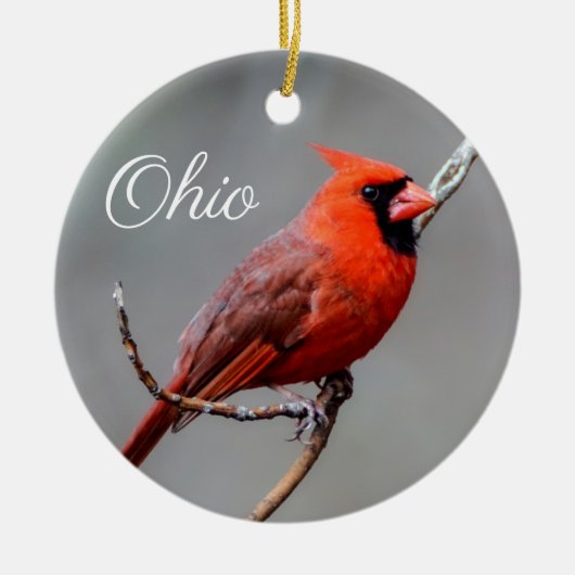 Kardinaal Ohio Ornament (Voorkant)