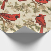  kardinaal ontwerp inpakpapier (Hoek)