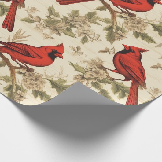  kardinaal ontwerp inpakpapier (Hoek)