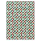 Kardinaal op dennentak met winterbessen tafelkleed (Voorkant)