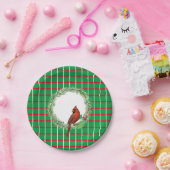 Kardinaal op een Bord van het grote papier (Feest)