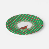 Kardinaal op een Bord van het grote papier (Gekanteld)