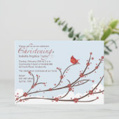 Kardinaal op een Religieuze Uitnodiging van de Tak (Staand voorkant)