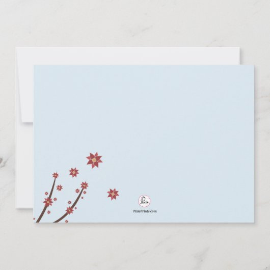 Kardinaal op een Religieuze Uitnodiging van de Tak (Achterkant)