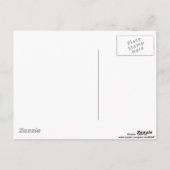 Kardinaal op een weg briefkaart (Achterkant)