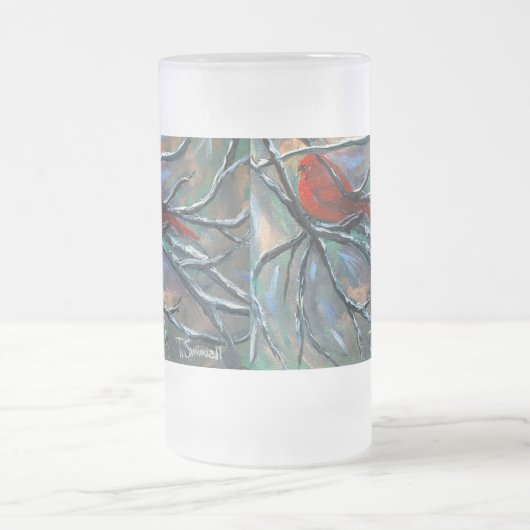 "Kardinaal op het Elk" Mok van de voorkant (Center)