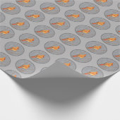 Kardinaal op vertakkingen - Oorspronkelijke vogelk Cadeaupapier (Hoek)