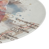 Kardinaal op Virginia Road Map aanpasbaar Snijplank (Hoek)