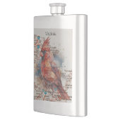 Kardinaal op Virginia Road Map Flacon (Links)