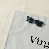 Kardinaal op Virginia Road Map Strandlaken (In situ)