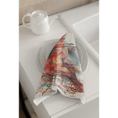 Kardinaal op Virginia Road Map Theedoek