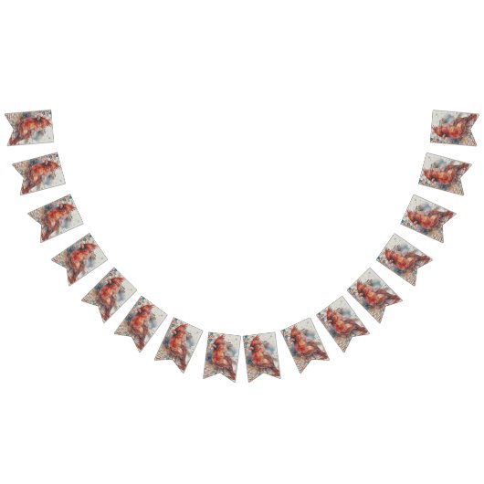 Kardinaal op Virginia Road Map Vlaggetjes (Alle)