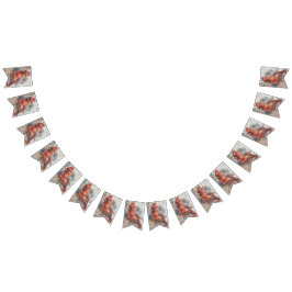 Kardinaal op Virginia wegenkaart aquarel kunst Vlaggetjes