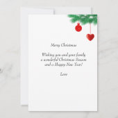 Kardinaal op Zwarte en Rode Vakantie (Achterkant)