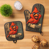 Kardinaal Ovenwant & Pannenlap Set (Top down)