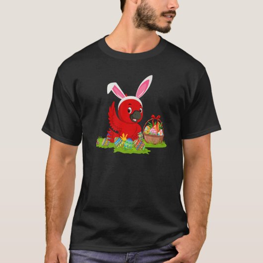 Kardinaal paaspap Easter Hunt Bunny Kardinaal East T-shirt (Voorkant)