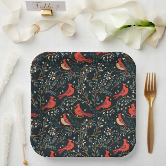  kardinaal papier Bord (Huwelijk)