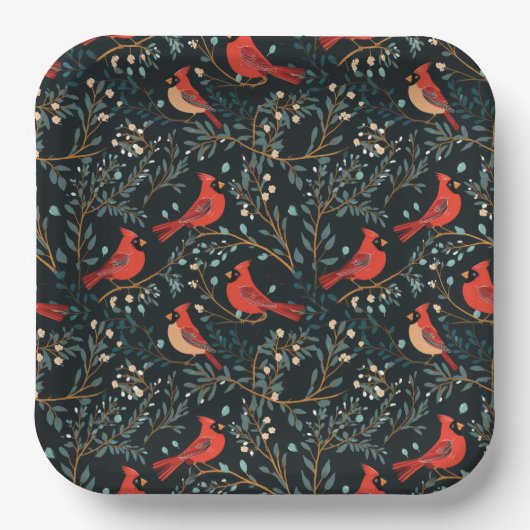  kardinaal papier Bord (Voorkant)