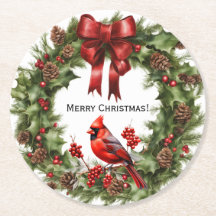 kardinaal-papier-Onderzetter