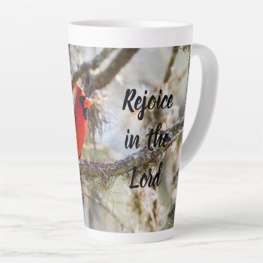 Kardinaal - Persoonlijke latte Mok (Rechterhoek)