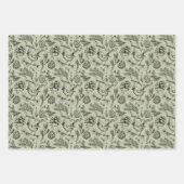 Kardinaal, Pinecones, Pijnnaalden & Winterbessen Inpakpapier Vel (Voorkant 2)