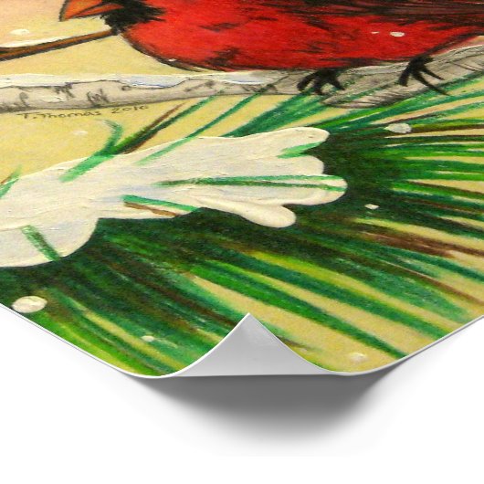 Kardinaal poster (Hoek)