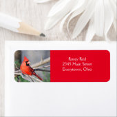 Kardinaal postetiket etiket (Insitu)