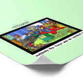 Kardinaal recht Funny Law of Bird Poster (Hoek)