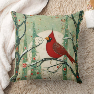 Kardinaal Red Bird Kussen
