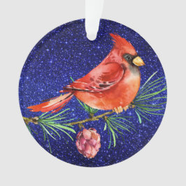 Kardinaal - Red Bird Ornament