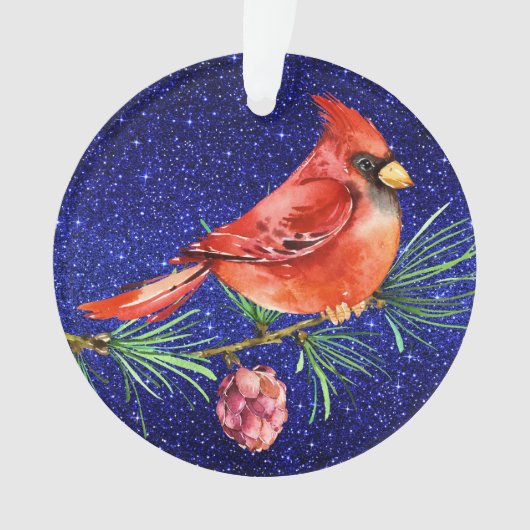 Kardinaal - Red Bird Ornament (voorkant)