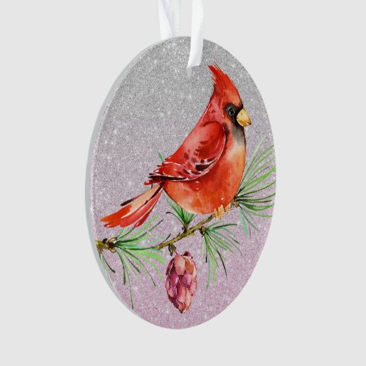 Kardinaal - Red Bird Ornament (voorkant)