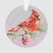 Kardinaal - Red Bird Ornament (voorkant)