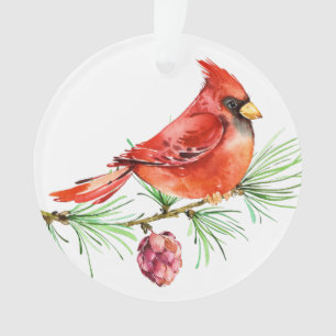 Kardinaal - Red Bird Ornament