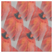 Kardinaal Red Bird Stof (Close Up)