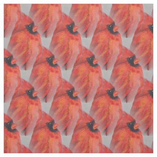 Kardinaal Red Bird Stof (Swatch)